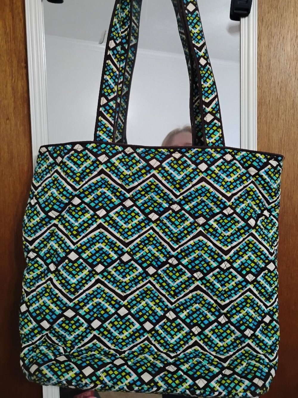 Vera Bradley Small Tote, Rain Forest         New Without Tags - Picture 3 of 8